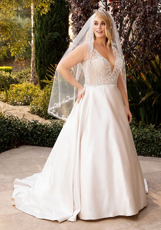 Casablanca Bridal 2387 Lizzie A-Line Wedding Dress - 2