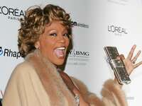 Whitney Houston at the 2007 Grammy Awards