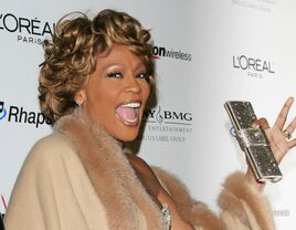 Whitney Houston at the 2007 Grammy Awards