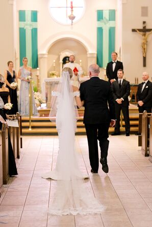 Bridal Processional for Church Ceremony in South Carolina