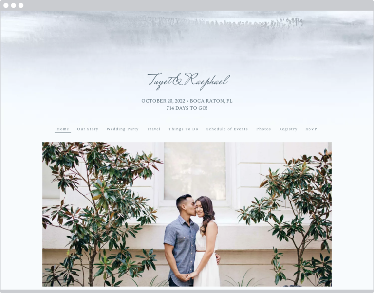 Free Wedding Website Builder: Examples & Templates | The Knot