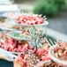 At the reception at Kassi's parents' home in Verdi, Nevada, guests snacked on meatballs—one of Mark's favorite appetizers.