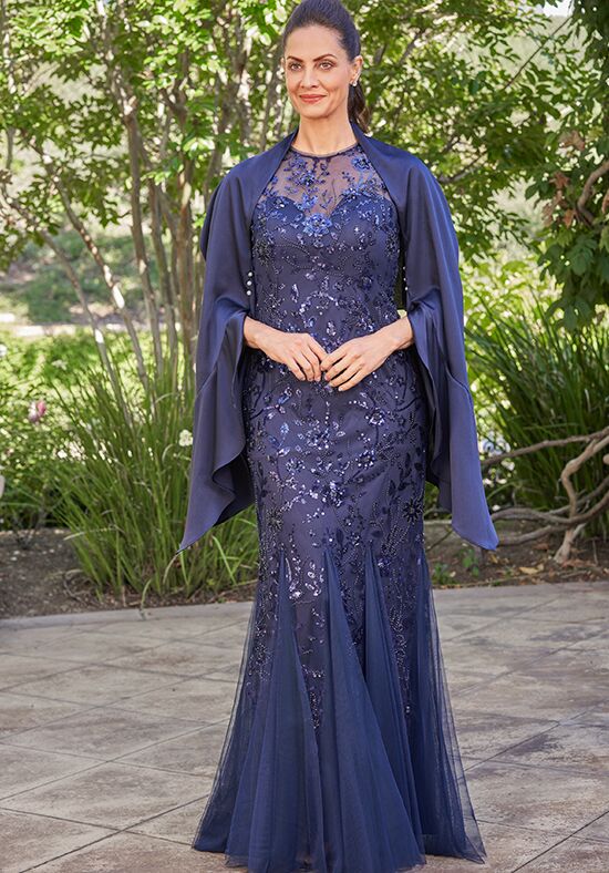 Jade Couture Mother of the Bride by Jasmine K258025 Blue Mother Of The Bride Dress - 1