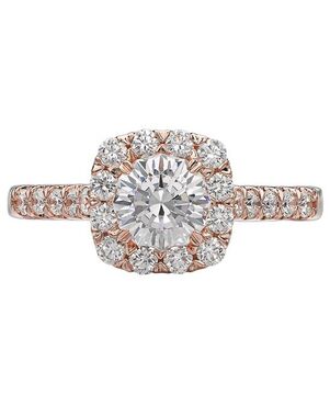 Christopher Designs Classic Round Cut Engagement Ring