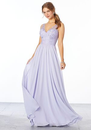 Morilee by Madeline Gardner Bridesmaids 21656 - Morilee by Madeline Gardner Bridesmaids V-Neck Bridesmaid Dress