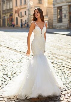 Moonlight Couture H1486 Mermaid Wedding Dress