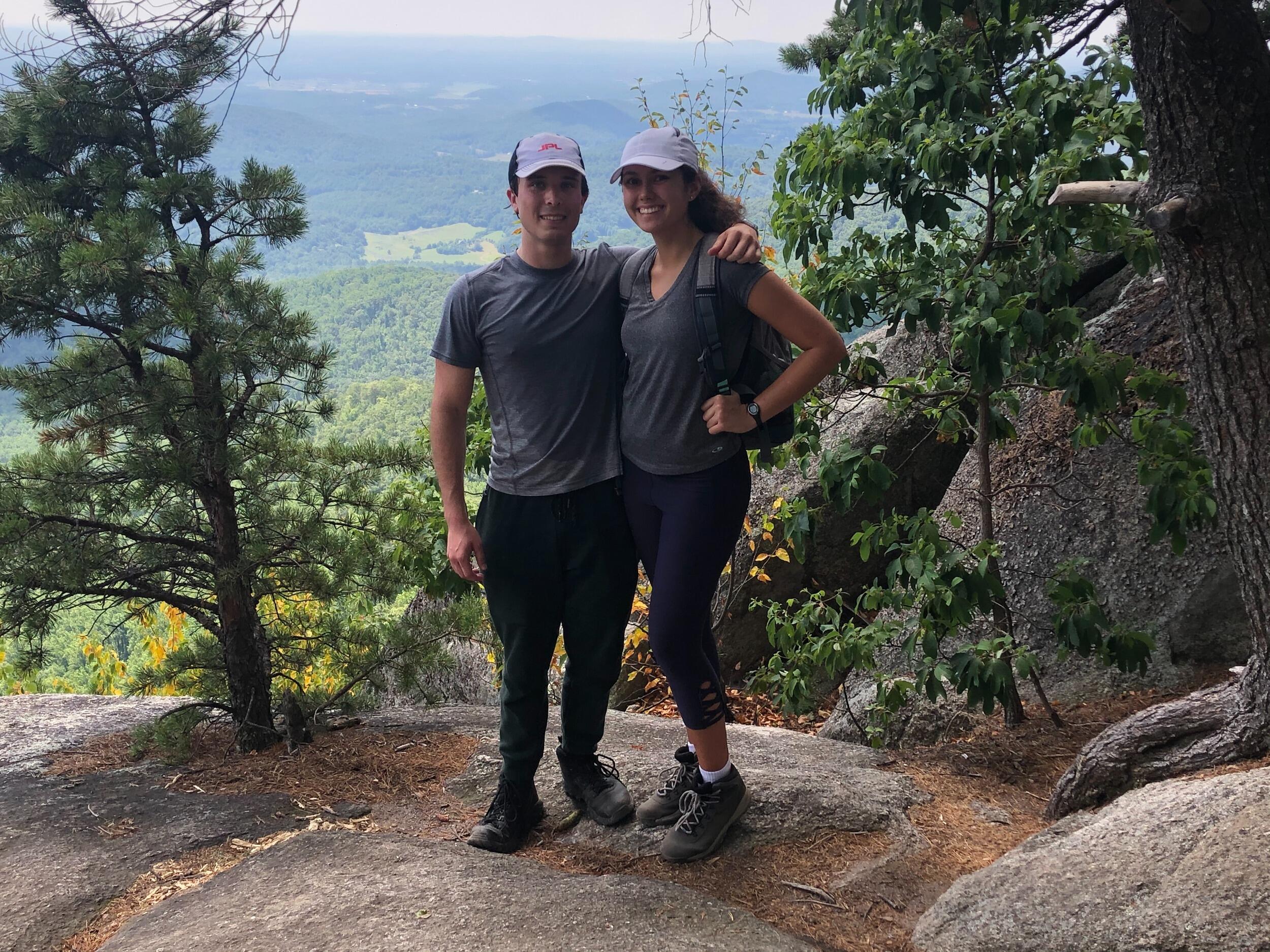 During the summer of 2020, Marisa and Jesus' relationship started after being sent home from college.  They bonded over hiking and camping in national parks.
