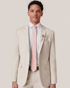 Birdy Grey Suits Taylor Suit Jacket in Tan Champagne Tuxedo