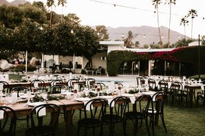 Black-and-White Reception in Palm Springs