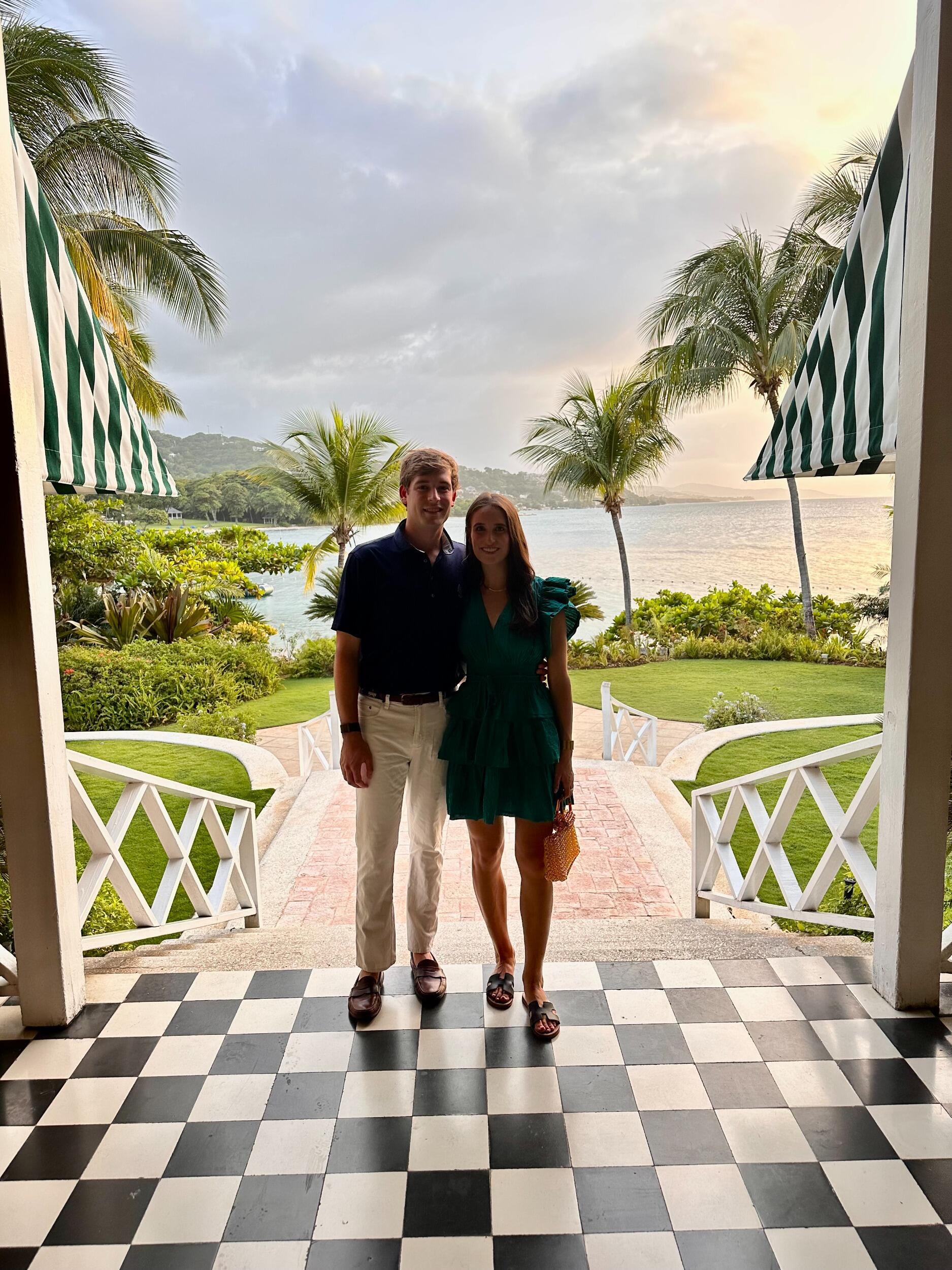 Our first trip abroad together to 
Jamaica!