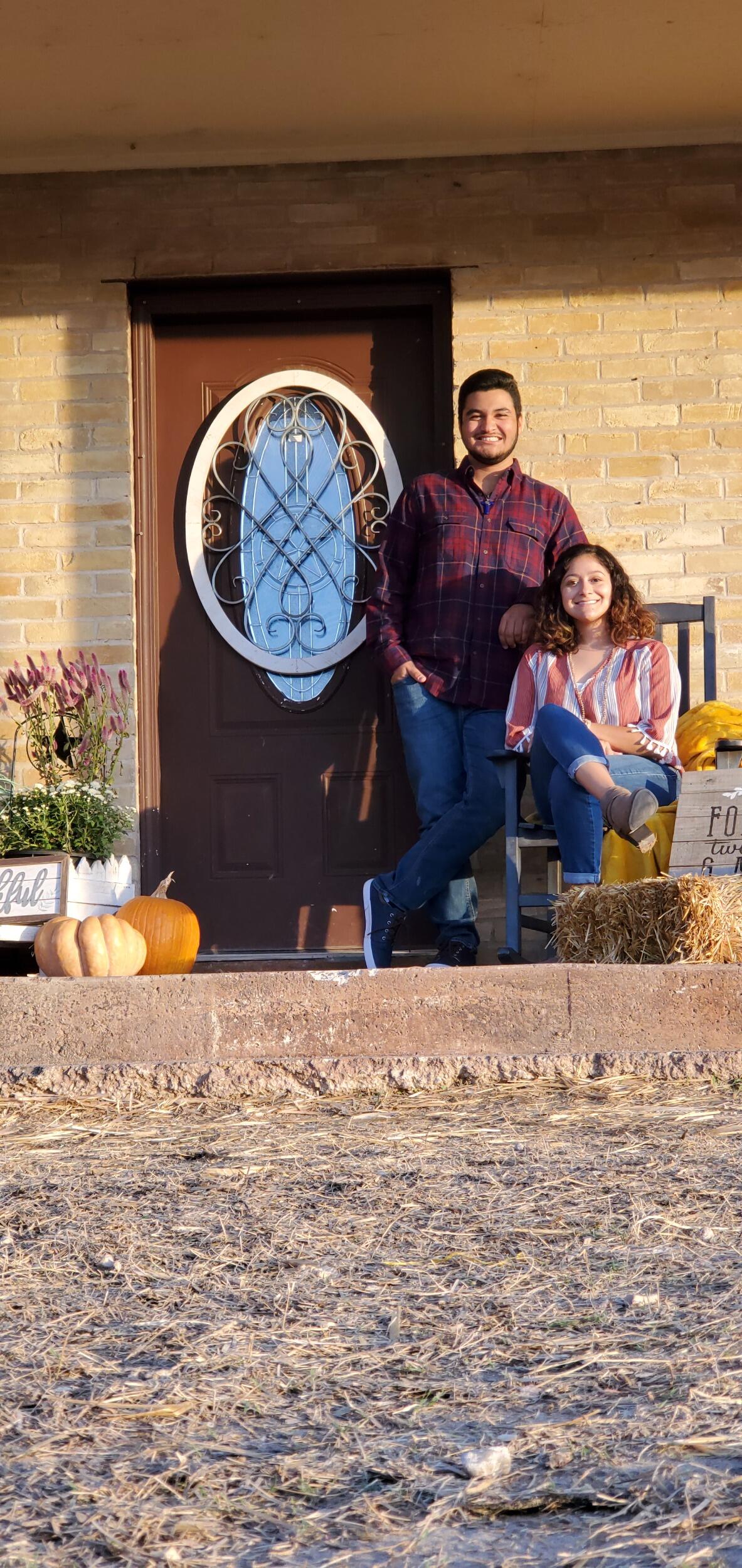 Our first pumpkin patch picture together!