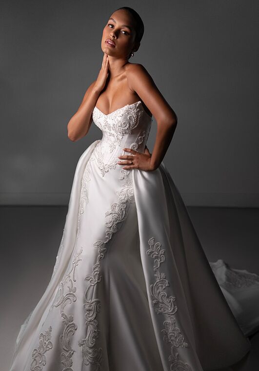 Martina Liana Luxe LE1436 Fit-and-Flare Wedding Dress - 2