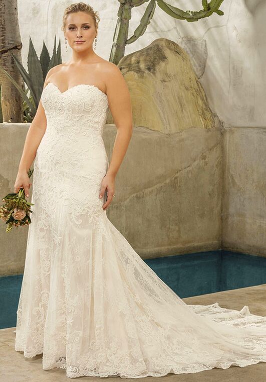 Casablanca Bridal Style 2294 Avery Mermaid Wedding Dress - 2