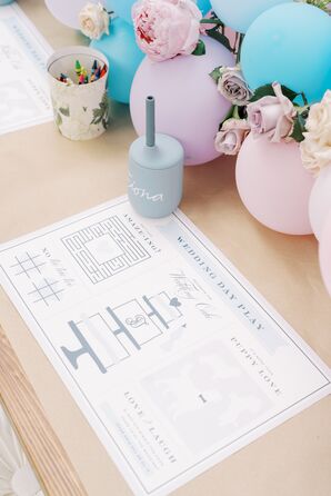 Coloring Page as Kids Table Activity