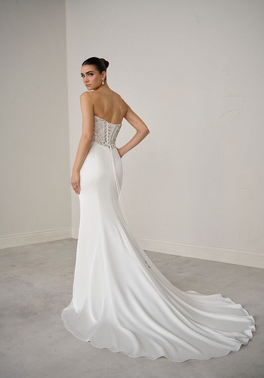 Justin Alexander Signature Gildara Fit-and-Flare Wedding Dress - 2