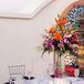 Orange and Purple Centerpieces, Table Number