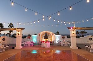 String Lights Over Dance Floor