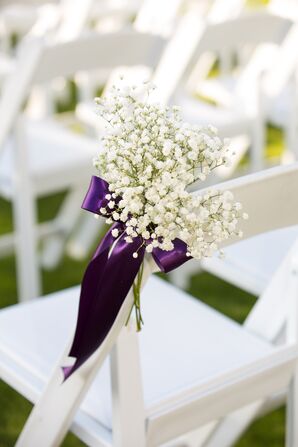 Baby's Breath Arrangement Aisle Decoration