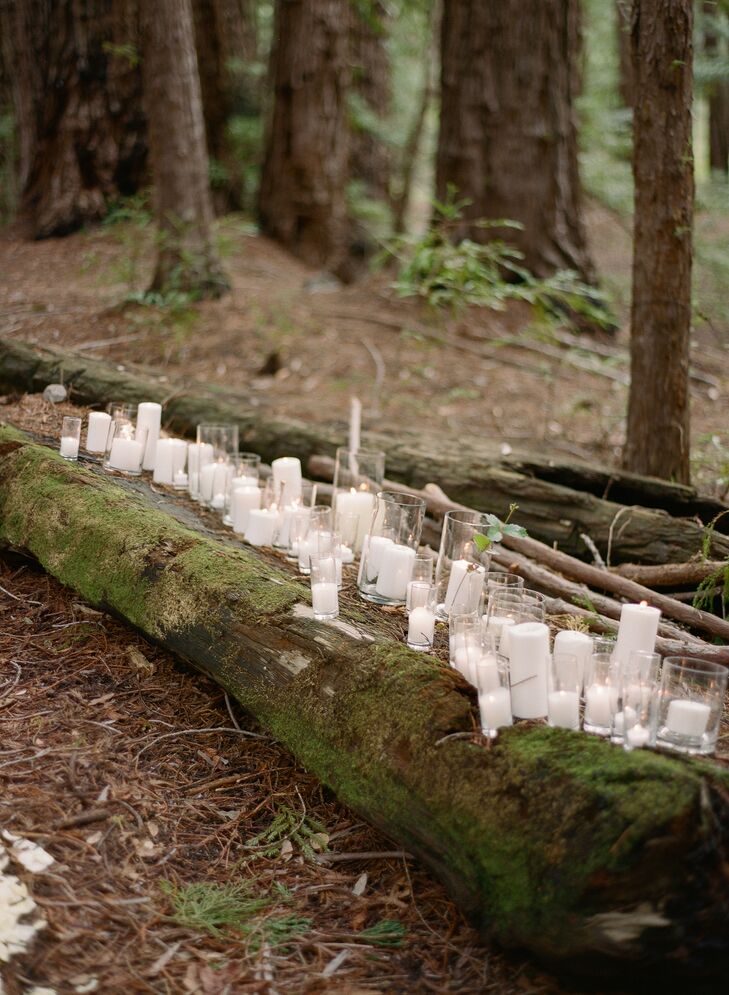 White Candle Ceremony Altar
