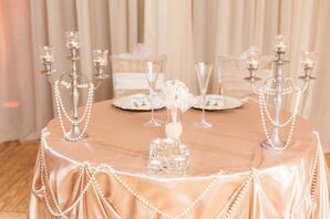 'Great Gatsby'-Inspired Sweetheart Table