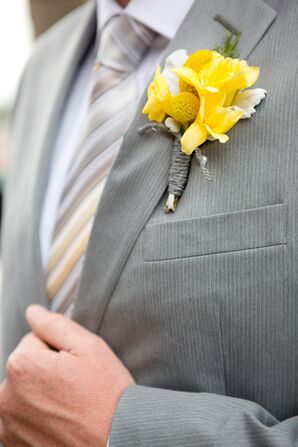 Yellow Boutonniere