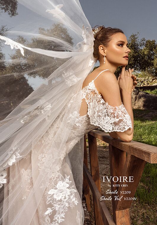 IVOIRE by KITTY CHEN SHEILA, V2209 A-Line Wedding Dress - 2