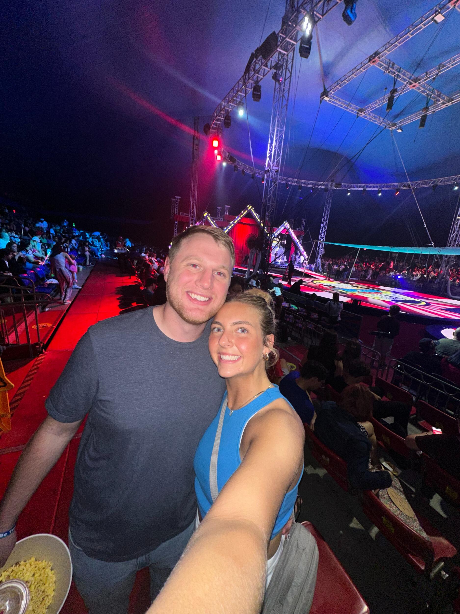 Date night at the circus