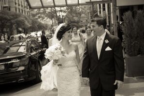 Strapless Lace Wedding Gown