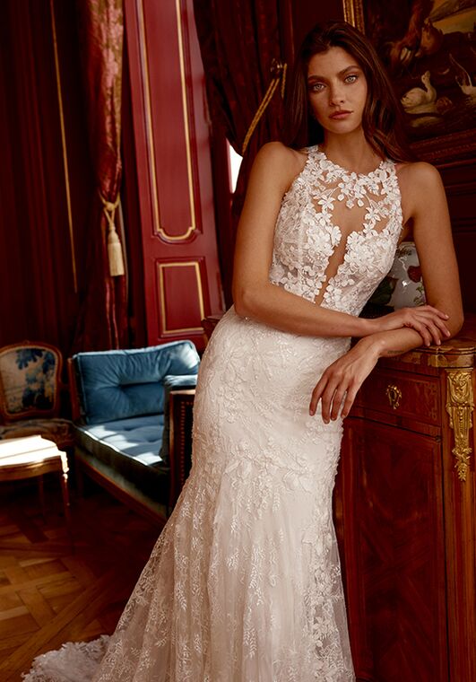 Justin Alexander Jada Fit-and-Flare Wedding Dress - 2