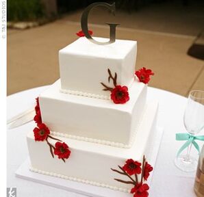 Cherry Blossom Wedding Cake