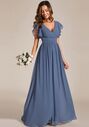 Ever-Pretty ES01819 V-Neck and Plunge Bridesmaid Dress - thumbnail - 1
