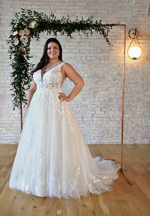 Stella York 7194 plus A-Line Wedding Dress