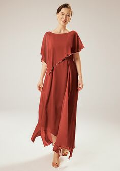 AW Bridal AW Orla Dress Red Mother Of The Bride Dress