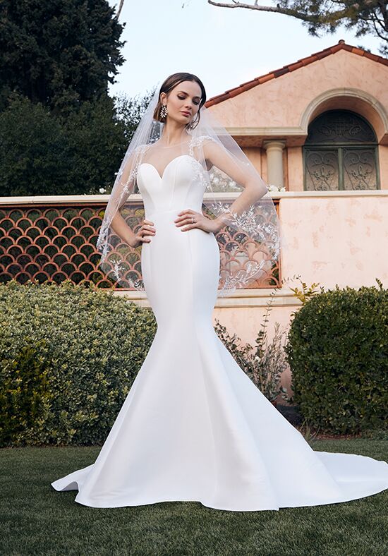 Casablanca Bridal Style 2524 Posey Fit-and-Flare Wedding Dress - 1