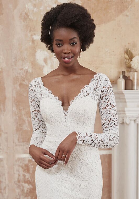 Adore by Justin Alexander Vita Fit-and-Flare Wedding Dress - 2