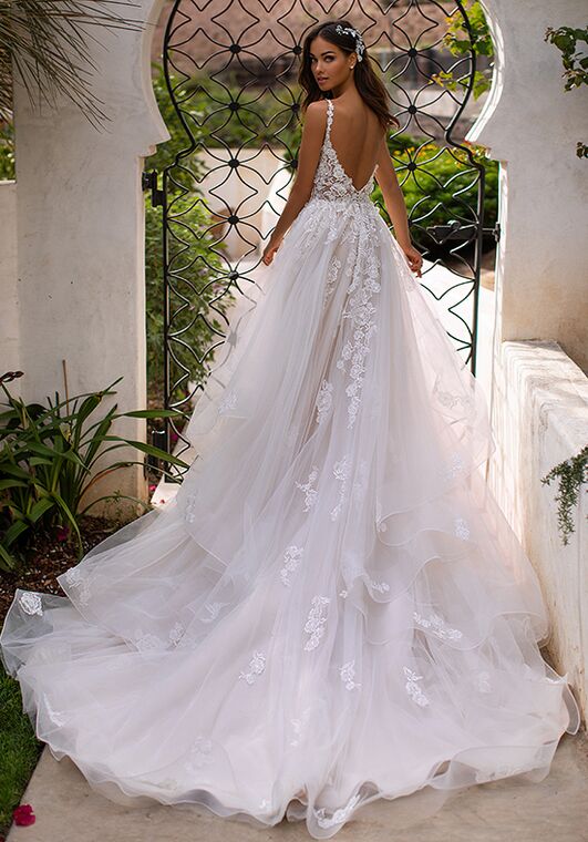 Moonlight Couture H1394 Ball Gown Wedding Dress - 2