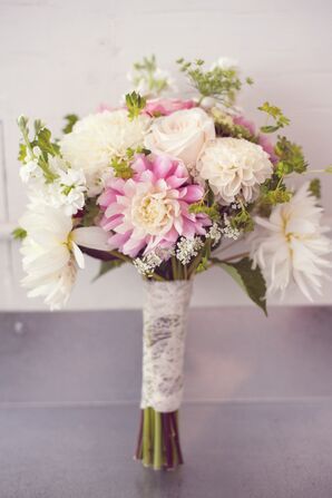 DIY Rose and Dahlia Bouquet