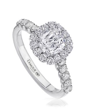 Christopher Designs Classic Cushion Cut Engagement Ring