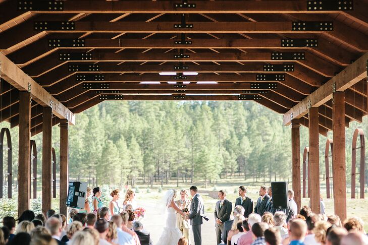 An Outdoor Bridge Wedding Ceremony at Foxboro Ranch