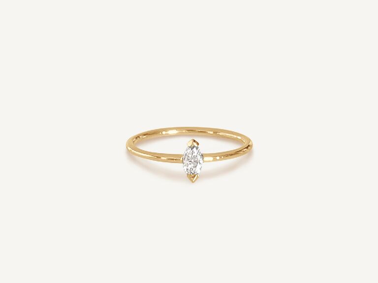 Marquise cut diamond shape