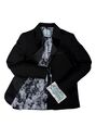 Little Tuxedos "Prodigy" Kids Black Tuxedo (5-Piece Set) Flower Girl Dress and Ring Bearer Outfit - thumbnail - 3