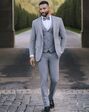 BLACKTIE SAVOY Medium Grey Wedding Suit Grey Tuxedo - thumbnail - 1