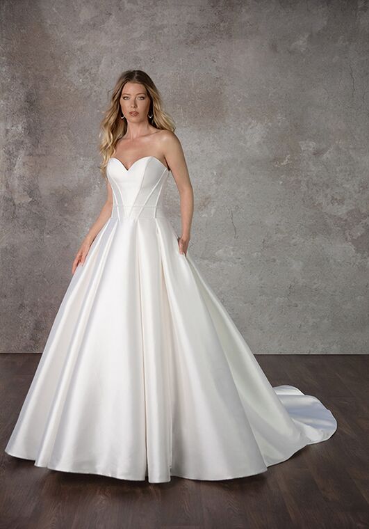 Essense of Australia D4117 Ball Gown Wedding Dress - 2