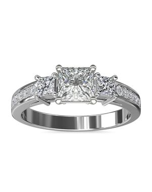 Blue Nile Round Cut Engagement Ring