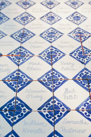 Spanish Tile Escort Place Cards