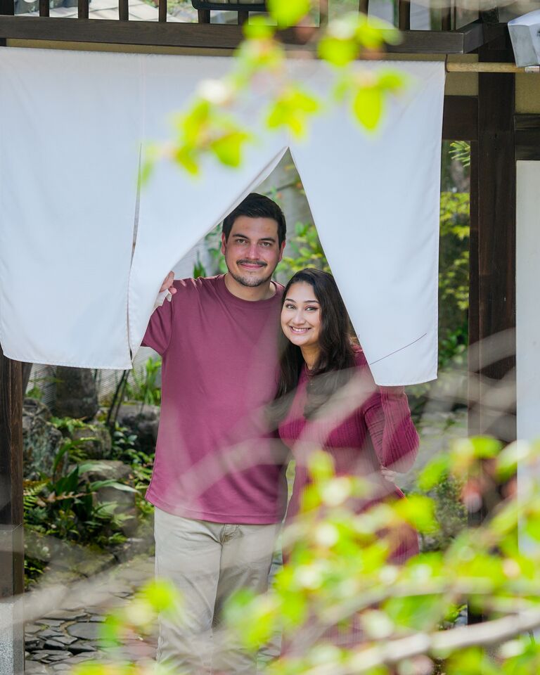 Nazihah & Benjamin Home Page Banner