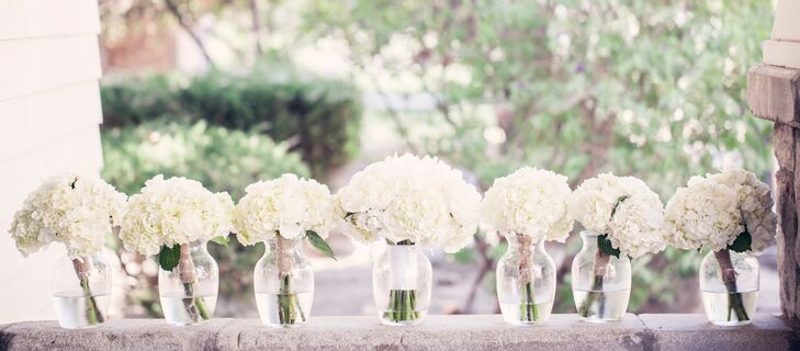 Reception Decor with White Roses