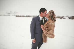 Winter Bridal Vintage Fur Bolero