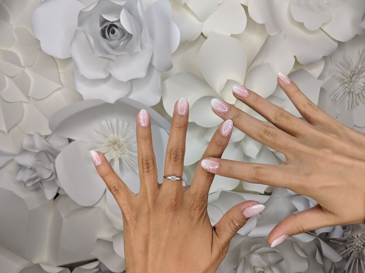 The 5 Best Ombré Wedding Nail Ideas: Glitter, French & More