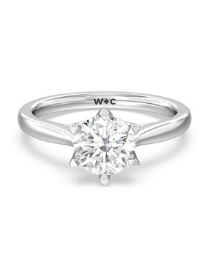 With Clarity Classic Cushion, Emerald, Radiant, Round, Oval Cut Engagement Ring